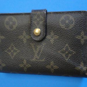 Louis Vuitton Monogram French Kiss Lock Wallet